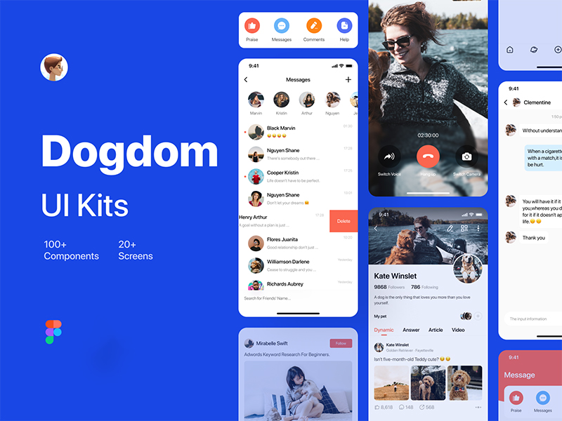 Dogdom Free UI Kit