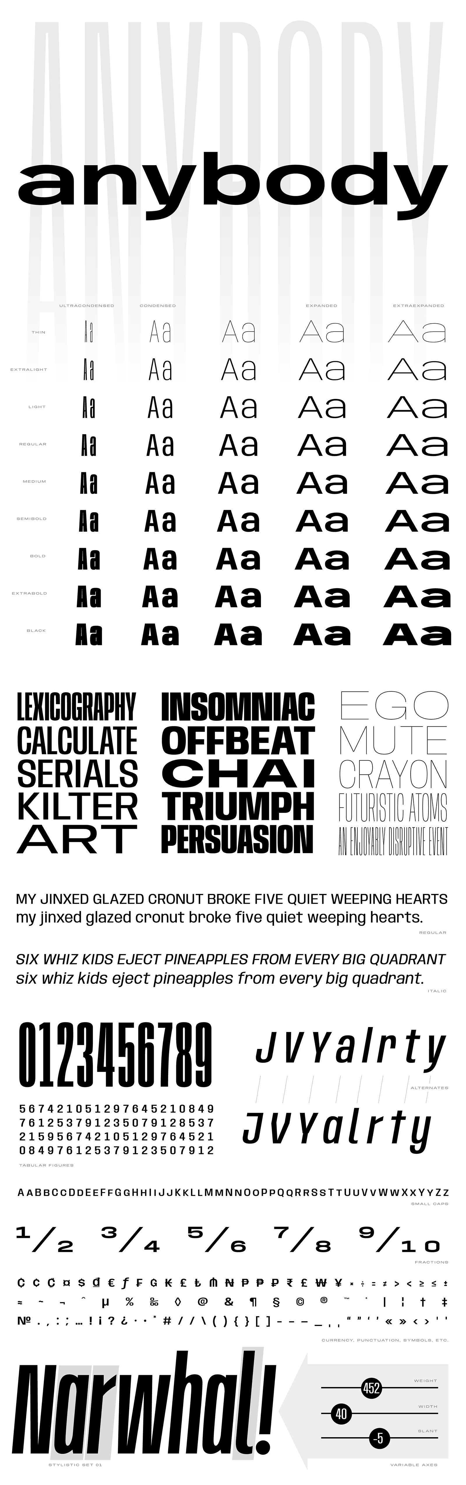 Anybody - Free Sans-Serif Typeface