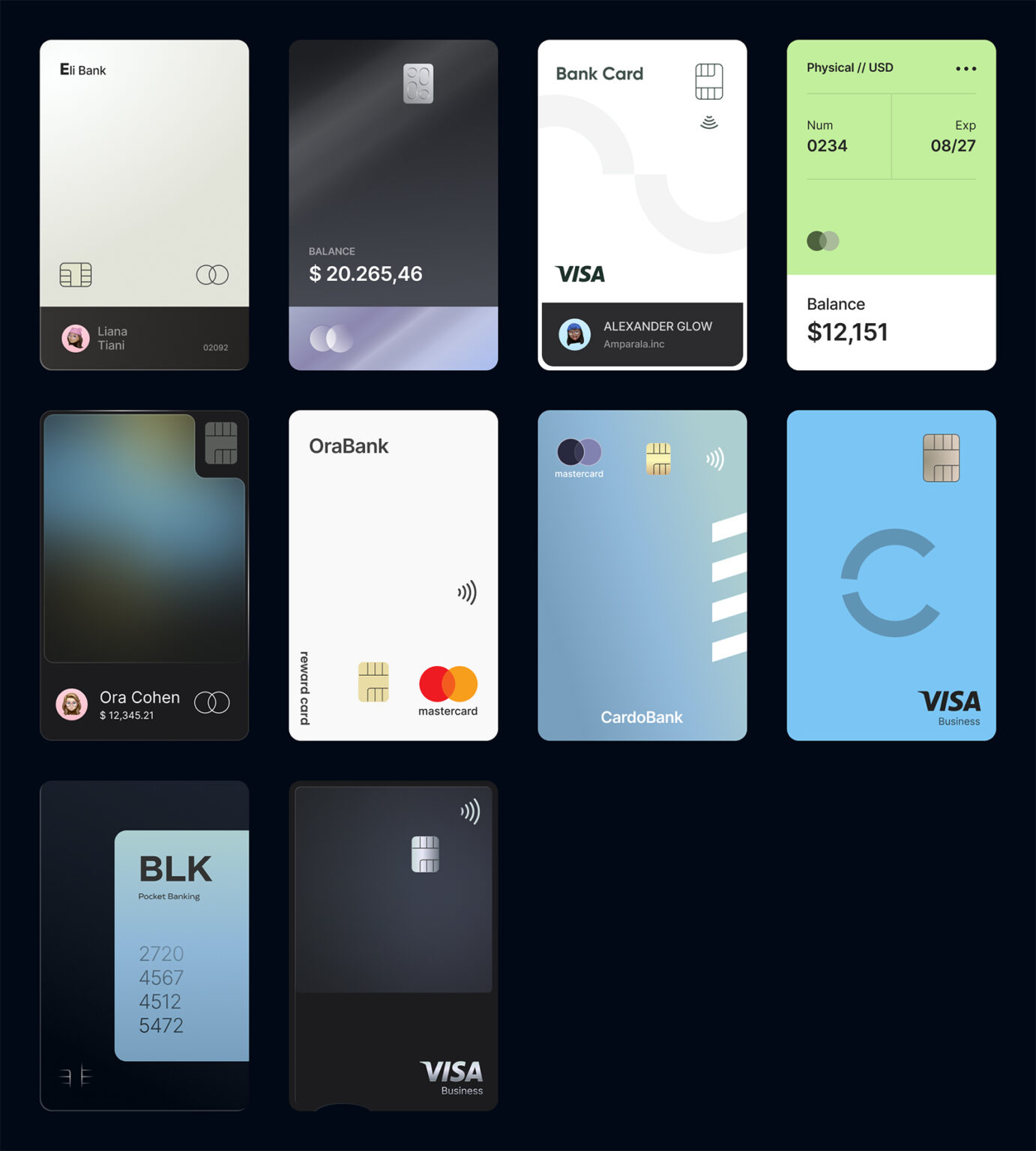 Free Customizable Bank Card Mockups | Theme-UI
