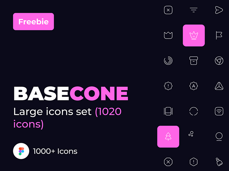 Basecone Free Icon Pack